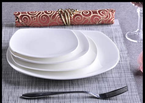 Add to cart or registry. White Bone China Square Dinner Plates 10 Inch 8 Inch