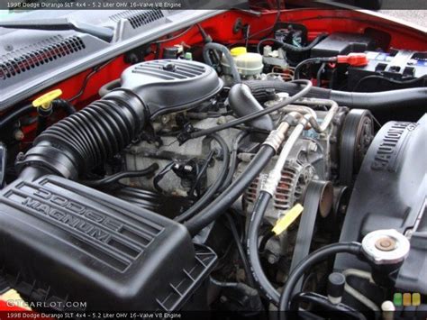 Dodge strikes deep into highly competitive territory with its '98 durango slt sport/utility. 5.2 Liter OHV 16-Valve V8 Engine for the 1998 Dodge ...