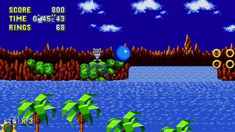 Sonic Mania Green Hill Zone Act 1 Youtube