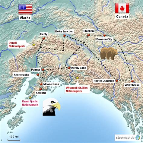 Stepmap Alaska 2011 Landkarte Für Usa