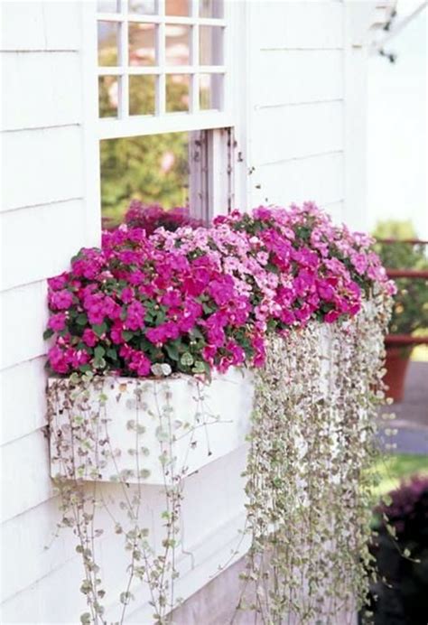 Looking for flower box ideas? 40 Magical Window Flower Box Ideas - Bored Art