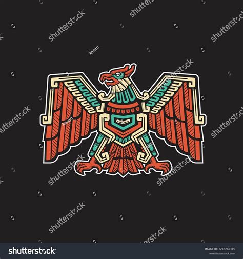 Aztec Eagle Tattoo Designs