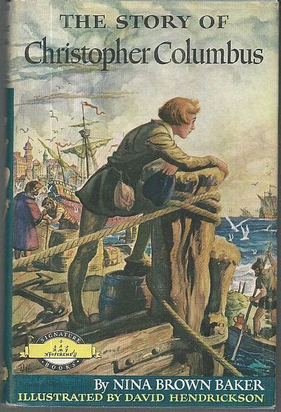 Story Of Christopher Columbus By Baker Nina Brown 1952