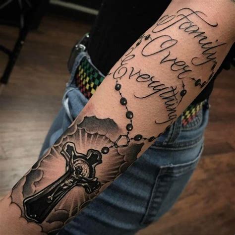If the rosary is wrapped around the hand, then it represents the wearer's bond to a higher power. 75 Brilliant Rosary Tattoo Ideas and Their Meanings - Wild ...