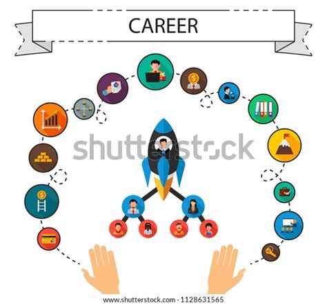 Career Flat Icons Concept Vector Illustration Stock Vector Royalty