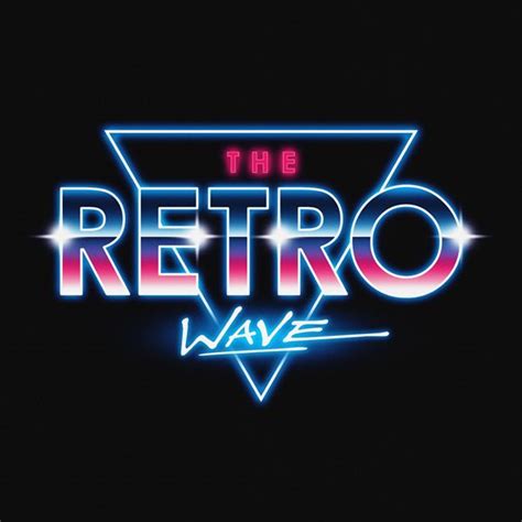 Synthwave Typography On Behance Retro Waves 80s Logo Retro Logos