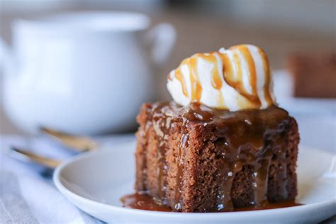 Sticky Toffee Pudding with Salted Caramel Sauce
