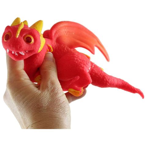 Dragon Stretchy And Squeezy Toy Crunchy Bead Filled Fidget Stress