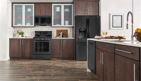 If not, you will have a bright orange stove (hook em horns), bright orange refrigerator (go vols), bright orange hood (add your favorite college with orange here), and a white, black, or stainless dishwasher. LG Matte Black Stainless Steel: Embrace the Dark Side | LG US