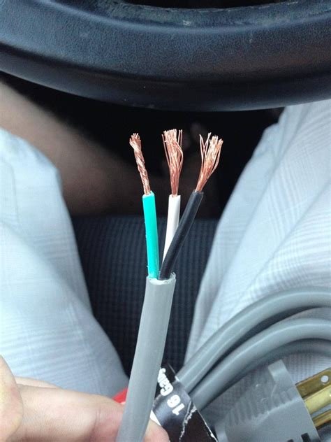 You must use a heavier gauge extension cord. Which prong on an extension cord is the hot side and which is the neutral side? - Quora