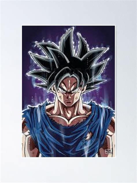 Poster Goku Ultra Instinct Par Jonathan94450 Redbubble