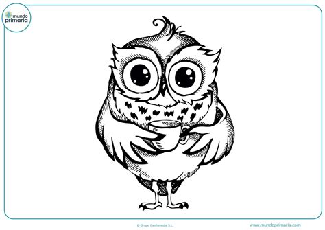 Dibujos de Búhos para Colorear 【Imprimir y Pintar】