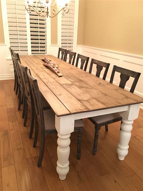 Large Farmhouse Table With Bench Seater Wooden Resume Nostos