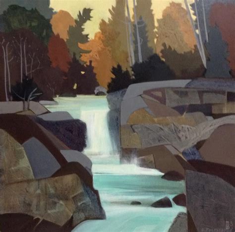 Qualicum Falls by Lorna Dockstader | The Avenue Gallery | Abstract ...