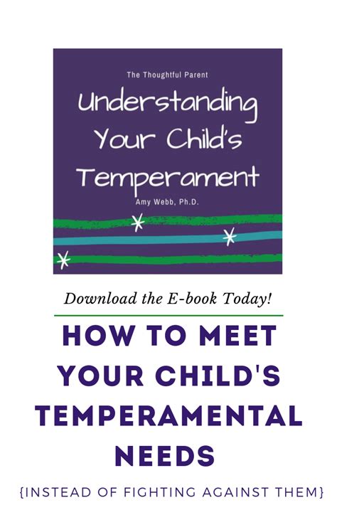 How To Describe A Childs Temperament