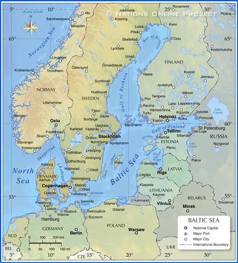 Map Of Europe North Sea