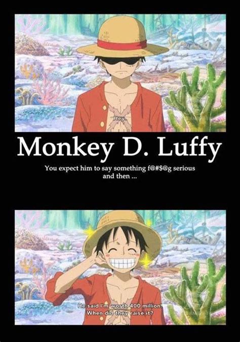 Luffy One Piece Quotes One Piece Meme One Piece Funny One Piece