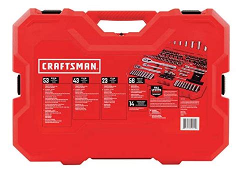 Craftsman Mechanics Tool Set Sae Metric 189 Piece Cmmt12034