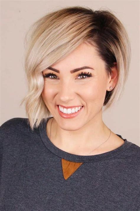 57 Blonde Short Hairstyles For Round Faces Hair Styles Hairstyles For Round Faces Short