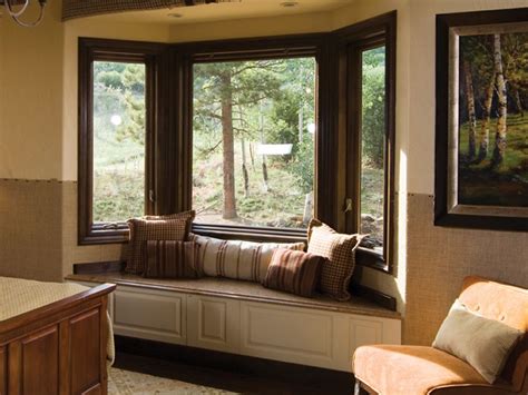 Renewal By Andersen Wood Bay Window Bow Window Window Seat Storage