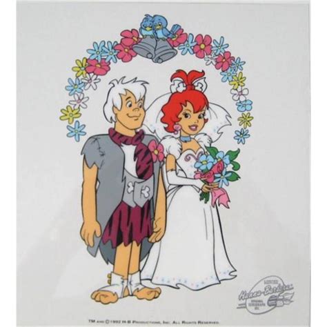 Pebbles And Bam Bam Wedding Os Flintstones Flinstones Classic Cartoon