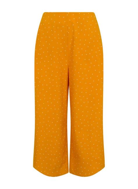 Yellow Polka Dot Culottes | Vintage inspired outfits, Culottes outfit, Vintage inspired dresses