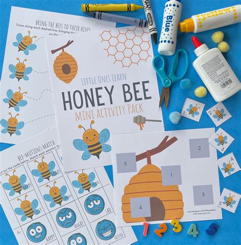 LOL Honey Bee Mini Activity Pack – Little Ones Printables