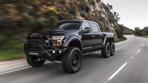 Hennessey Velociraptor 6x6 Modified Ford F 150 Road Test Review Autoblog
