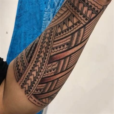 Polynesian Forearm Tattoo