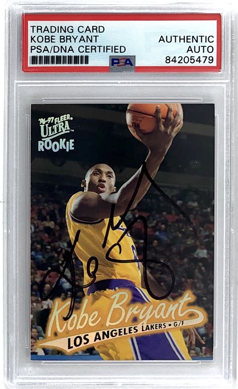 Get the best deal for kobe bryant rookie basketball cards from the largest online selection at ebay.com. Lot Detail - Kobe Bryant Signed 1996-97 Fleer Ultra Rookie ...