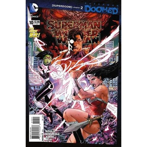Supermanwonder Woman 2013 10 Dc Comics New 52 Doomed Chapter 2 Brainiac On Ebid United