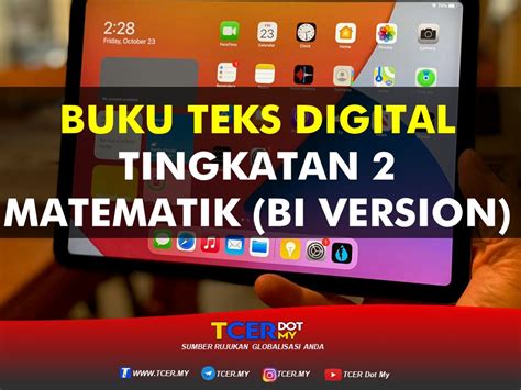 Buku Teks Digital Subjek Matematik (BI) Tingkatan 2  TCER.MY