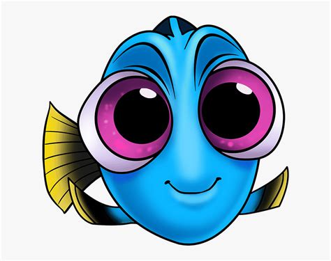 How To Draw Baby Dory From Finding Dory Draw Baby Dory Step By Step