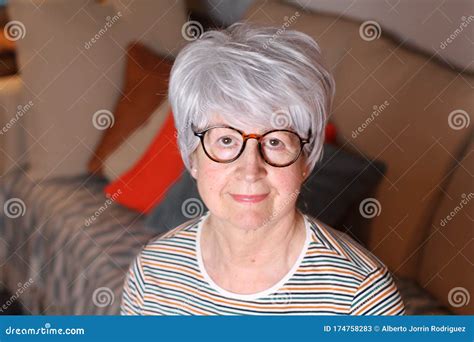 65 Years Old Woman At Home Stock Image Image Of Female 174758283