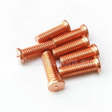 Cd Threaded Studs Carbon Steel Copper Plated Studco