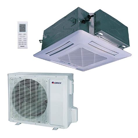 Gree 17100 Btu Ductless Ceiling Cassette Mini Split Air Conditioner