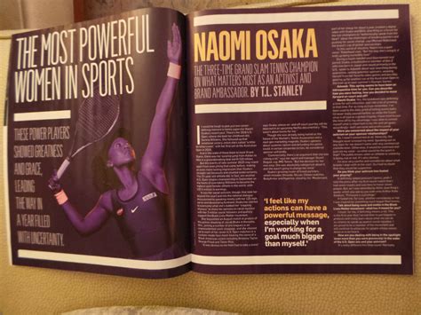 Adweek Magazine Most Powerful Women In Sports Naomi Osaka Kim Ng Mcmahon 2020 Magazines