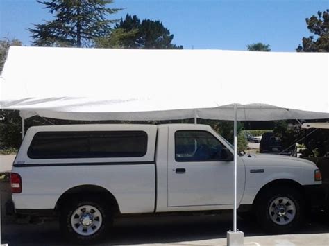 Pickup Truck With Camper Shell