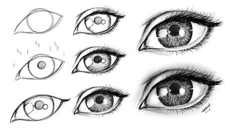 How To Draw Eyes For Beginners Step By Step Easy Wenthello