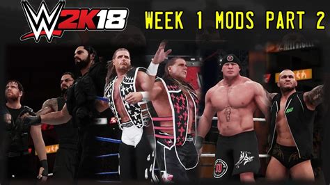 Remember to read our wiki before asking questions. WWE 2K18 : Week 1 Mods Part 2 --- Brock Lesnar, Randy Orton, The Shield, Shawn Michaels - YouTube