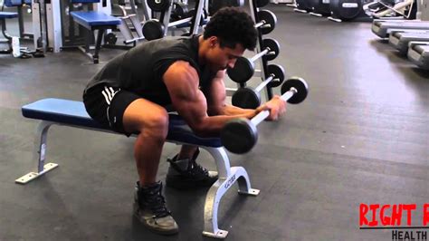 Tutorial Seated Close Grip Concentration Barbell Curl Youtube