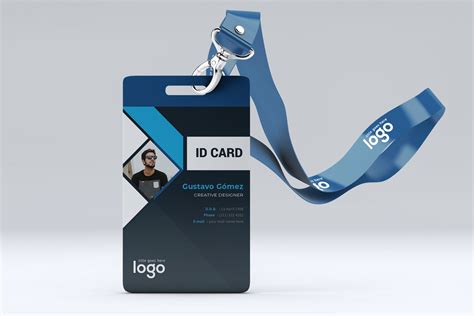 Modern And Clean Business Id Card Template Professional Id Card Design