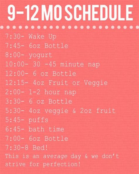 We did not find results for: 9-12 month baby schedule | Baby schedule, Baby routine ...
