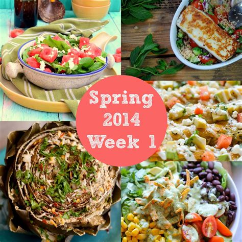 Easy Spring Dinner Ideas Meal Plan Rainbow Delicious Meal Planning