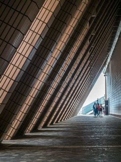 Design Corridor Of Museum Of Art Hong Kong Editorial Photography