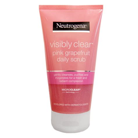 NEUTROGENA VISIBLY CLEAR PINK GRAPEFRUIT SCRUB 150ML ...