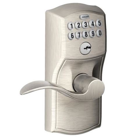 Schlage Accent Electronic Keyless Flex Lock Entry Lever At Menards
