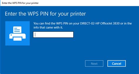 Where Can I Find The Wps Pin Number Hp Support Forum 6014850