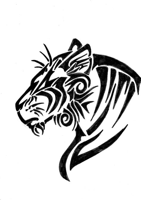 Tribal Tiger By Revie6661 On Deviantart