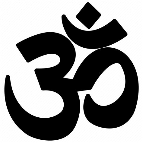 Ancient Emblem Divinity Symbol Hindu Symbol Indian Religion Om Om